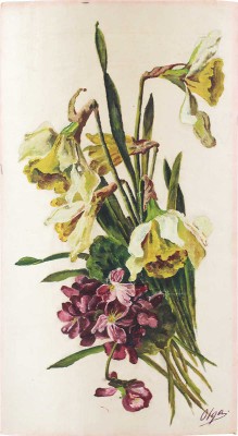 Романова Ольга Александровна (Великая Княгиня). Фиалки и нарциссы